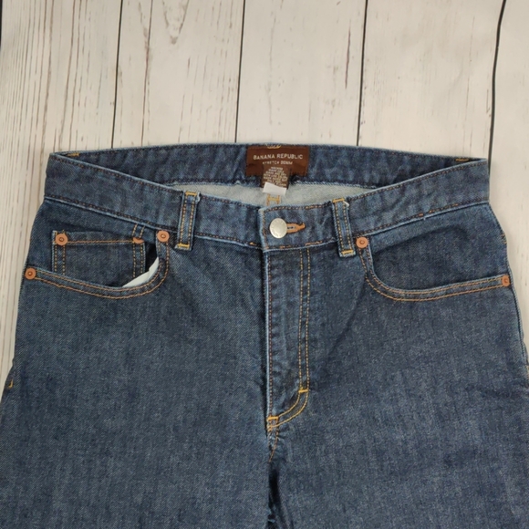 Banana Republic  High-Rise Wide-Leg  Stretch Demin - Picture 6 of 8